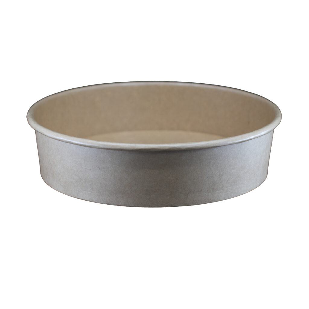 Miska papierowa Kraft 850 ml o średnicy 184 mm – opakowanie 50 sztuk – Ekowarsztat